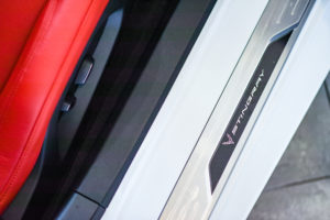 2020 Corvette Stingray Logo on Lower Passenger Door Side Panel